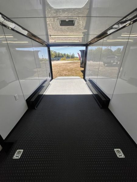 New 2027 8.5X20 Race Trailer - Finished Interior-5200LB Torsion Axle-Car/ Racing Trailer