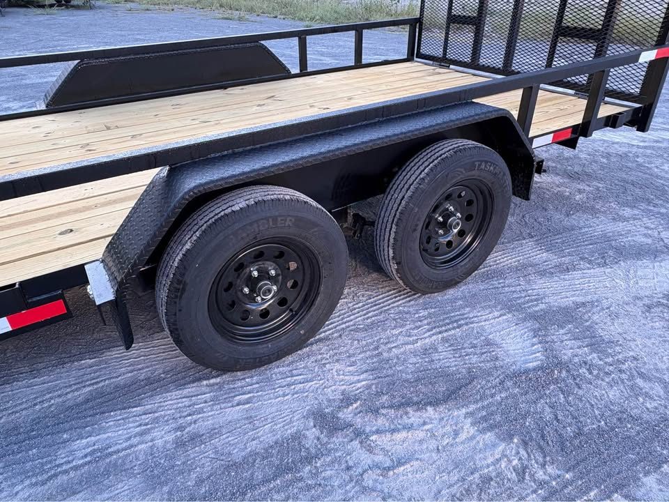 New 2027 Oak Ridge 7x18 7k Utility Trailer