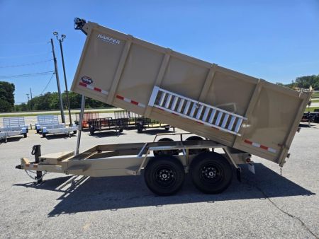 New 2027 PROSPECTOR 7X14 14K TELESCOPING DUMP TRAILER WITH 4' WALLS AND SPARE TIRE