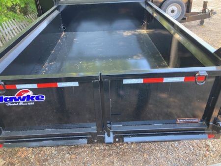 New 2027 Hawke Trailers 6X10 Low Profile 7K Dump Trailer
