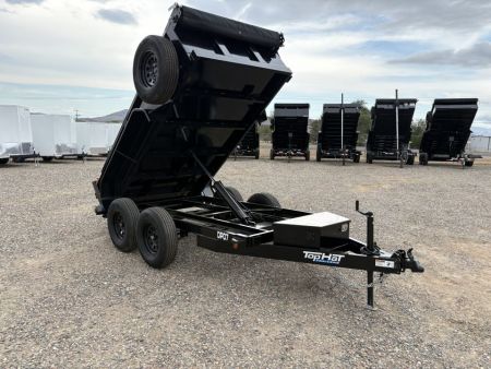 New 2027 Top Hat Trailers DP07 5'x10' 7k GVWR Dump Trailer