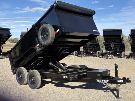 New 2027 Top Hat Trailers DP10 77 'x12'x3' 10k GVWR Dump Trailer