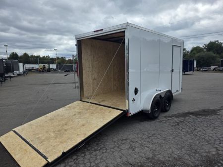 New 2027 Look Trailers ST DLX 7X14 7K - RAMP Cargo / Enclosed Trailer