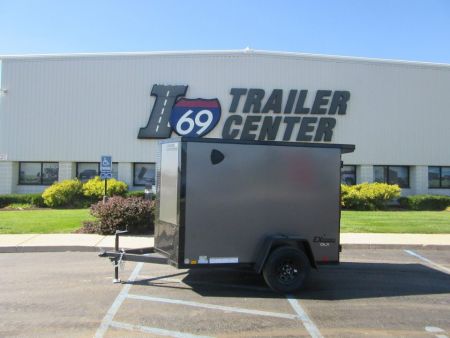 New 2027 Cargo Express 5 x 8 KE-DX6008-030 Cargo / Enclosed Trailer 3K / Black Trim / Rear Flare / Rear Swing Door