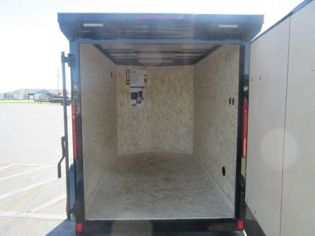 New 2027 Cargo Express 5 x 8 KE-DX6008-030 Cargo / Enclosed Trailer 3K / Black Trim / Rear Flare / Rear Swing Door
