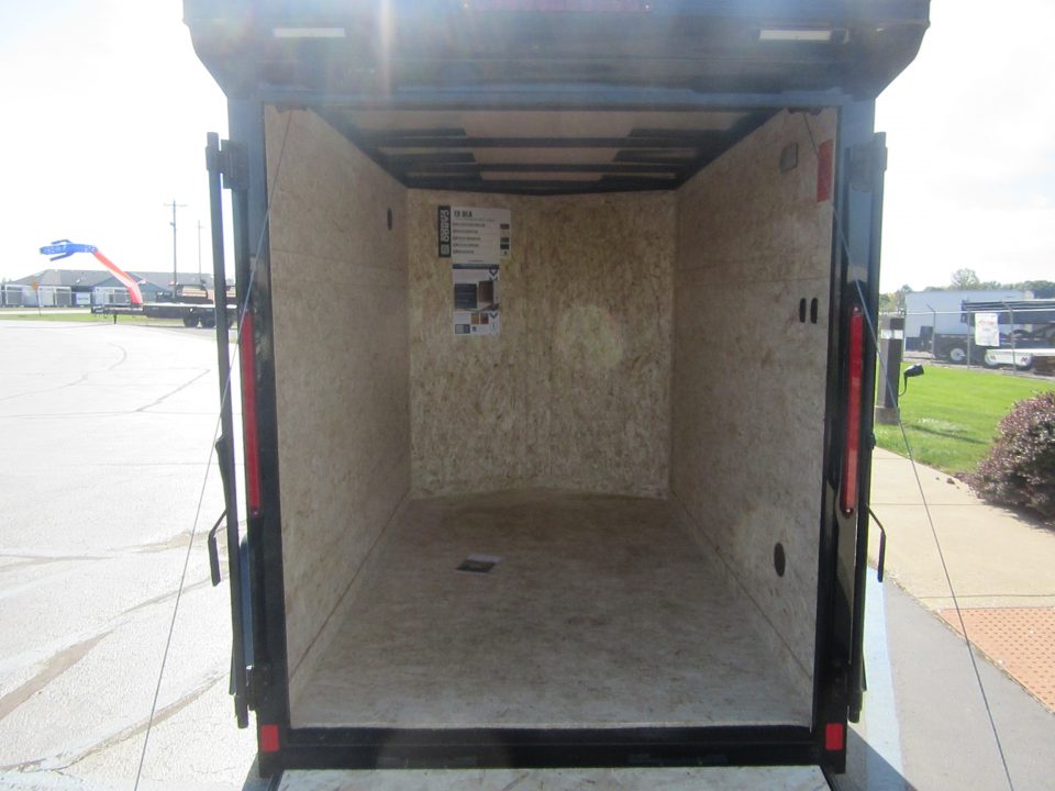 New 2027 Cargo Express 5 x 8 KE-DX6008-030 Cargo / Enclosed Trailer 3K / Black Trim / Rear Flare