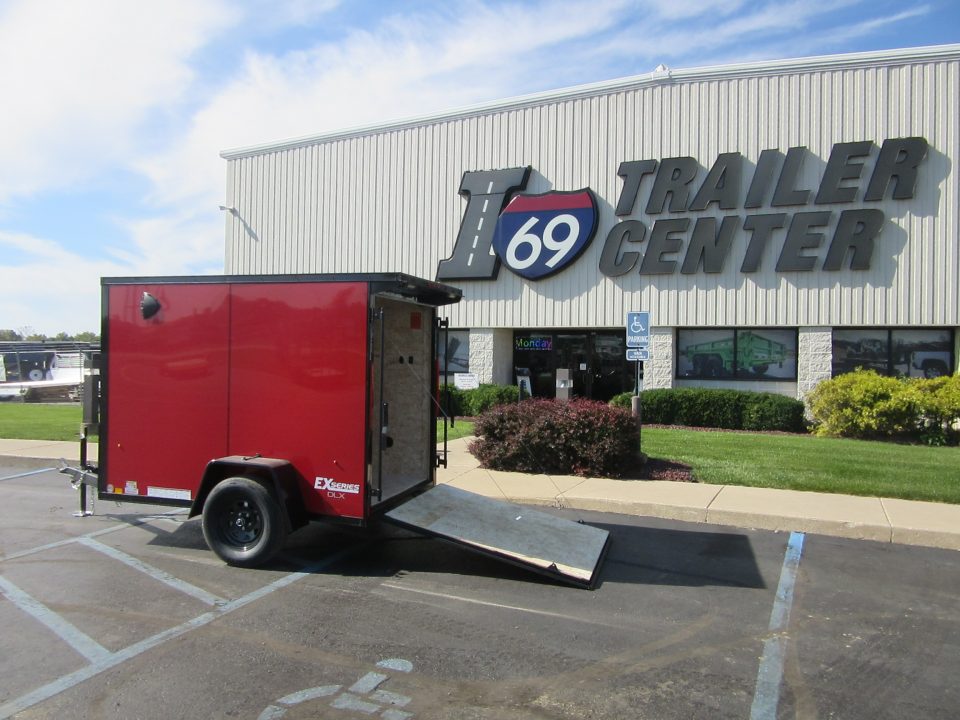 New 2027 Cargo Express 5 x 8 KE-DX6008-030 Cargo / Enclosed Trailer 3K / Black Trim / Rear Flare