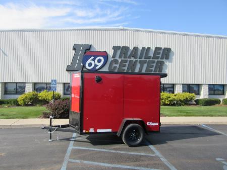 New 2027 Cargo Express 5 x 8 KE-DX6008-030 Cargo / Enclosed Trailer 3K / Black Trim / Rear Flare