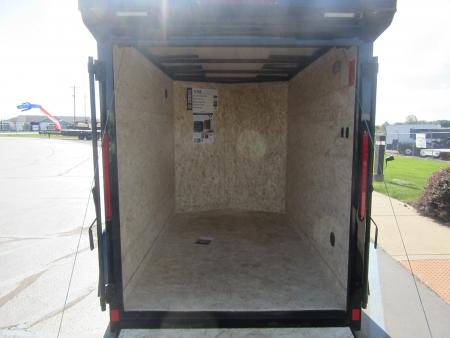 New 2027 Cargo Express 5 x 8 KE-DX6008-030 Cargo / Enclosed Trailer 3K / Black Trim / Rear Flare