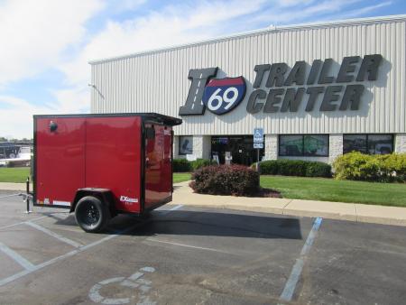 New 2027 Cargo Express 5 x 8 KE-DX6008-030 Cargo / Enclosed Trailer 3K / Black Trim / Rear Flare