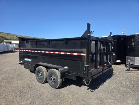 New 2026 Sure-Trac 7X16 14K 4' HIGH SIDES Dump Trailer