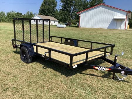 New 2027 H&H Trailers 76X12 Single Axle Utility Trailer