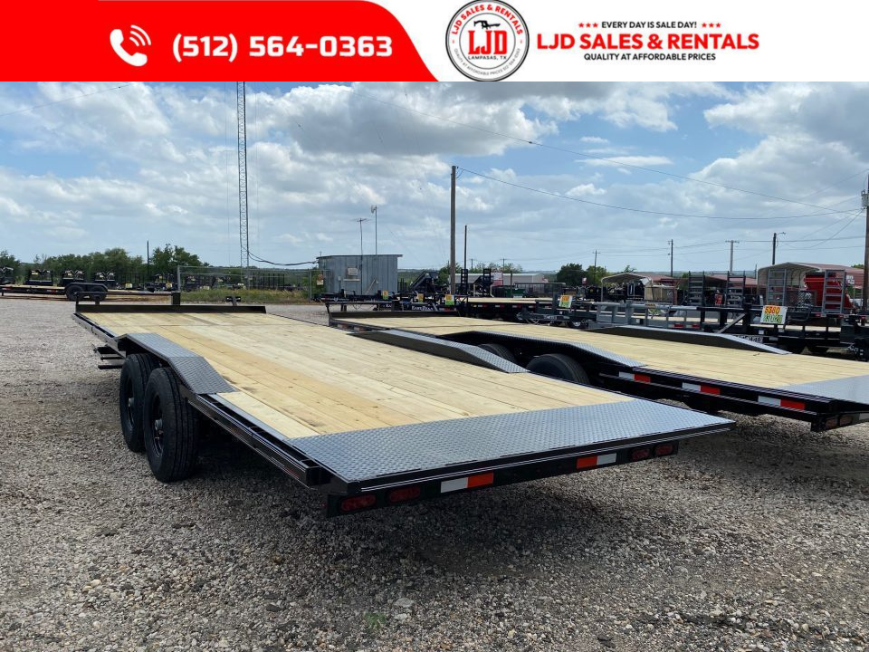 New 2026 AMW - 102" X 24' Drive Over Fender Tilt Trailer - 16K GVWR