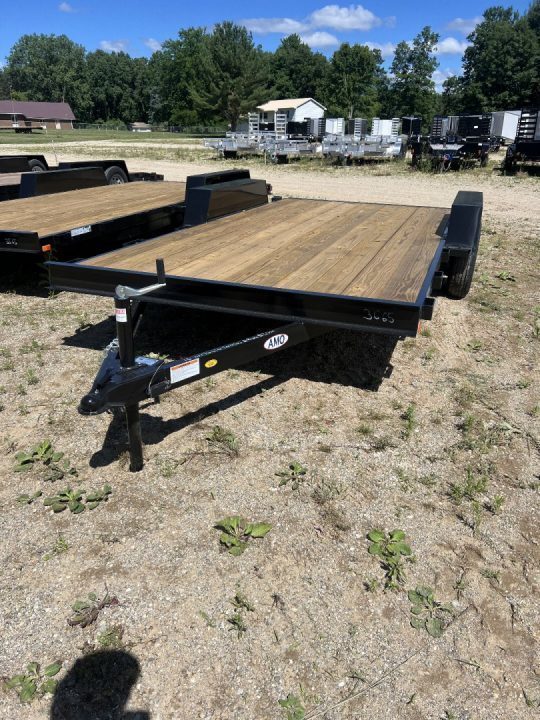 New 2027 AMO AMO 18' 1- BRAKE CAR HAULER TRAILER Car Hauler