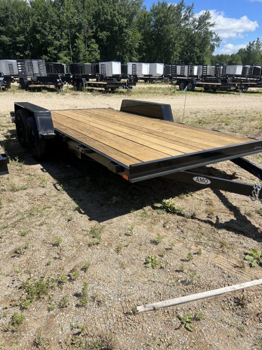 New 2027 AMO AMO 18' 1- BRAKE CAR HAULER TRAILER Car Hauler