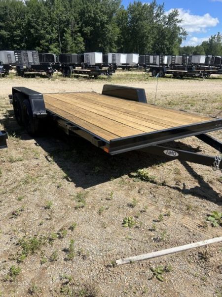 New 2027 AMO AMO 18' 1- BRAKE CAR HAULER TRAILER Car Hauler