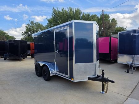 New 2027 New 5x12 TA Screwless Enclosed Trailer | Spoiler Package | .08 Polycor | Dexter Axles | 1264