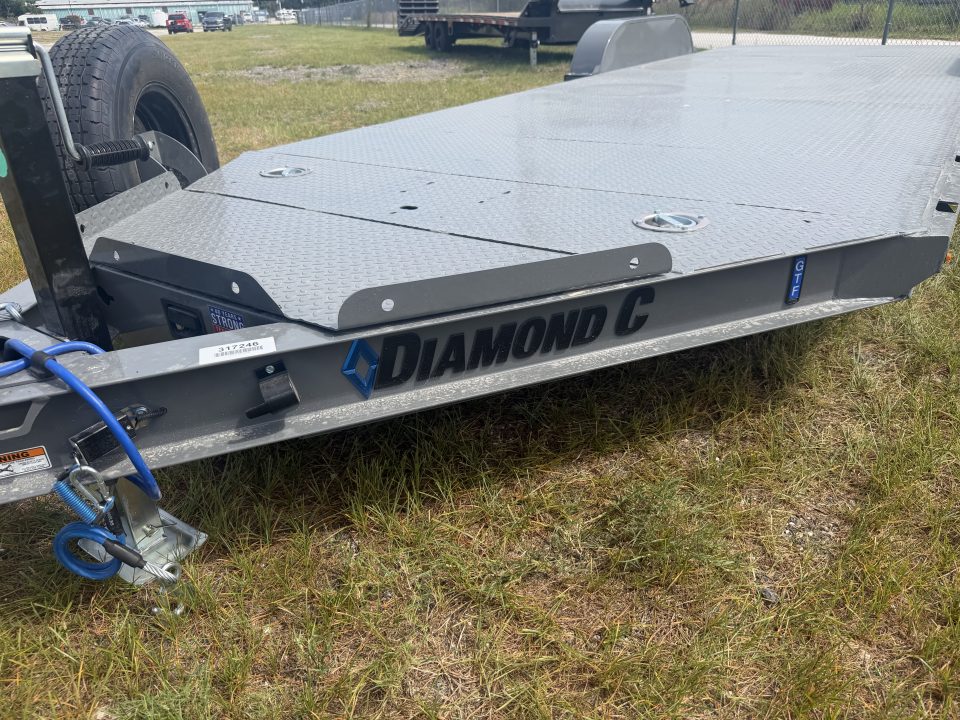 New 2027 DIAMOND C GTF206 CAR HAULER; 20X83; WINCH PLATE; SWIVEL D RINGS; SLIDE IN RAMPS