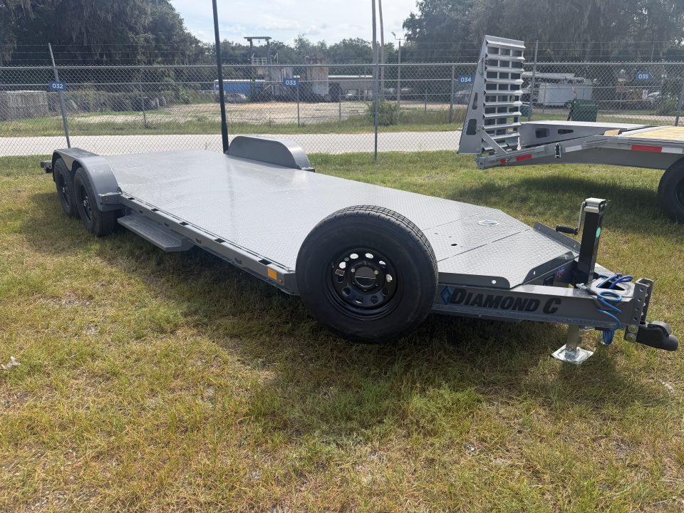 New 2027 DIAMOND C GTF206 CAR HAULER; 20X83; WINCH PLATE; SWIVEL D RINGS; SLIDE IN RAMPS