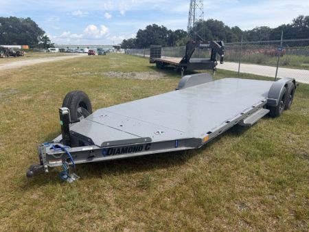 New 2027 DIAMOND C GTF206 CAR HAULER; 20X83; WINCH PLATE; SWIVEL D RINGS; SLIDE IN RAMPS