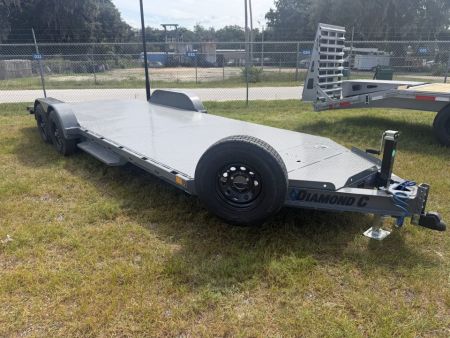 New 2027 DIAMOND C GTF206 CAR HAULER; 20X83; WINCH PLATE; SWIVEL D RINGS; SLIDE IN RAMPS