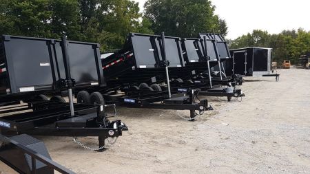 New 2027 Sure-Trac 82x14 Telescopic Dump Trailer 14K