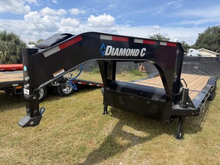 New 2027 DIAMOND C HXD210-GN TILT TRAILER; ABS BRAKES; DRIVE OVER FENDER DUAL 20K HYDRO JACKS