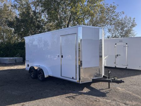 New 2027 Formula Trailers 7 X 16 FT TRAVERSE ENCLOSED V-NOSE CARGO TRAILER RAMP DOOR 7 FT INTERIOR HEIGHT