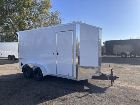 New 2027 Formula Trailers 7 X 14 FT CONQUEST ENCLOSED V-NOSE CARGO TRAILER RAMP DOOR 7 FT INTERIOR HEIGHT