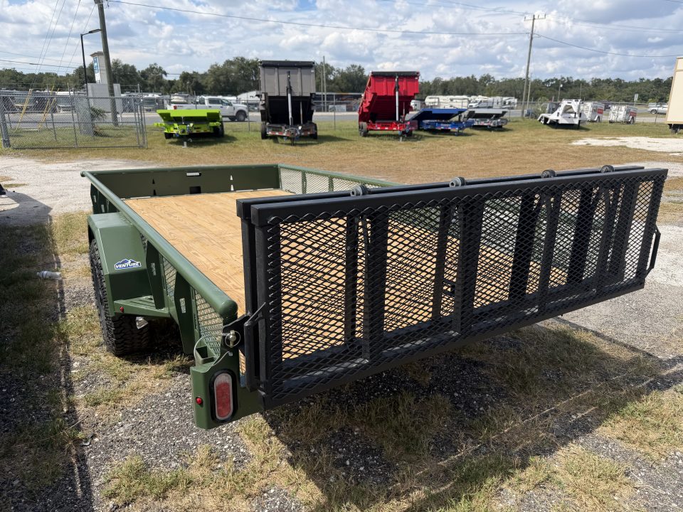 New 2027 DIAMOND C PSA106 UTILITY TRAILER;VENTURE FLIP JACK; BIFOLD RAMP GATE 83”X14’