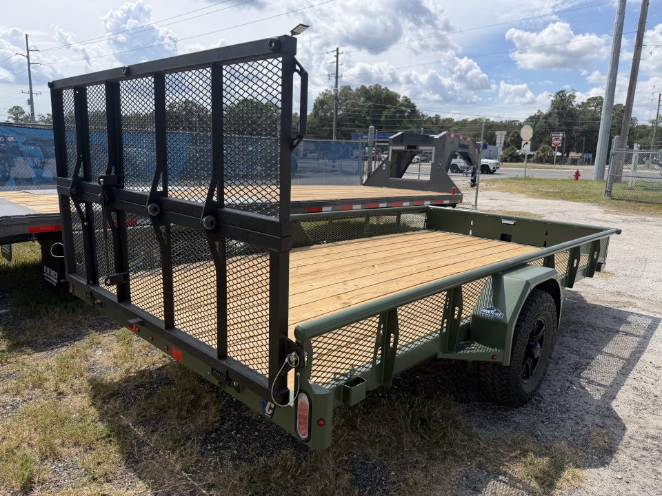 New 2027 DIAMOND C PSA106 UTILITY TRAILER;VENTURE FLIP JACK; BIFOLD RAMP GATE 83”X14’