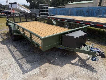New 2027 DIAMOND C PSA106 UTILITY TRAILER;VENTURE FLIP JACK; BIFOLD RAMP GATE 83”X14’