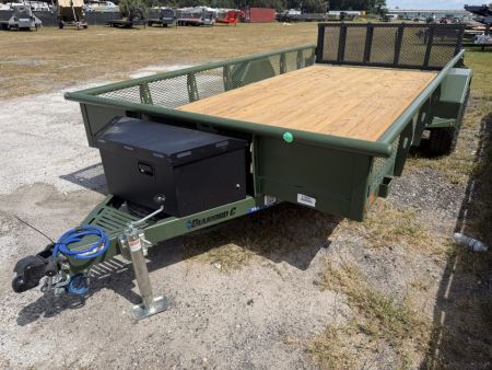 New 2027 DIAMOND C PSA106 UTILITY TRAILER;VENTURE FLIP JACK; BIFOLD RAMP GATE 83”X14’