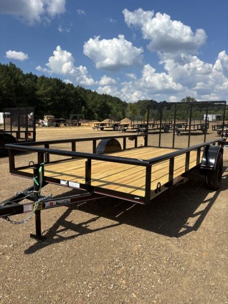 New 2027 Triple R Trailers 6'6''x14' Pipe top Single Axle Utility Trailer