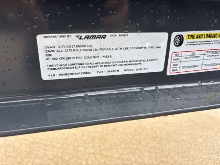 New 2027 Lamar Trailers SH591017 Utility Trailer