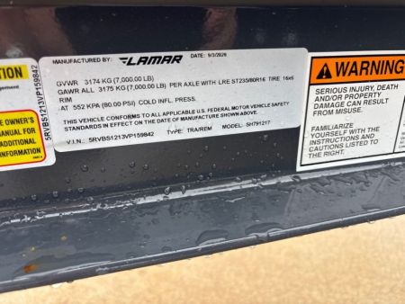 New 2027 Lamar Trailers SH791217 Utility Trailer