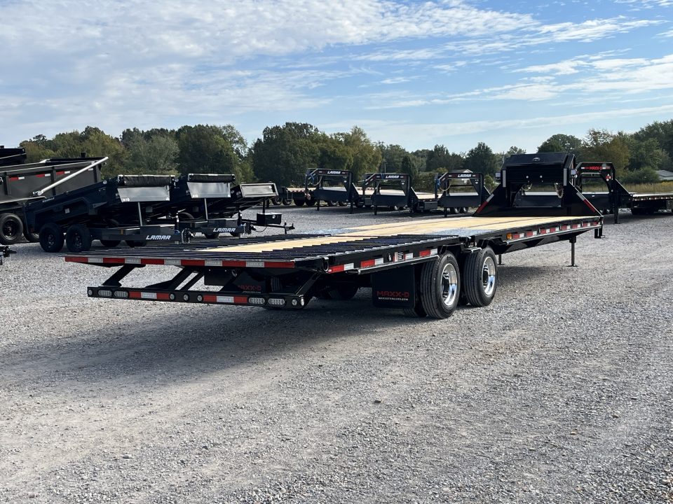 New 2027 MAXXD Hydraulic Dovetail Gooseneck Trailer | 34' x 102' 30K GVWR