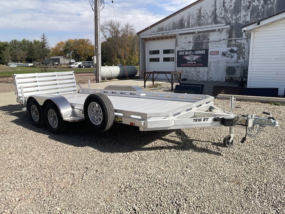 New 2027 Aluma 7816-BT Landscape Trailer