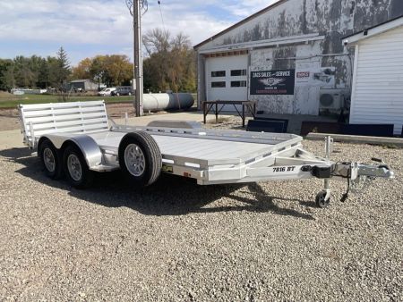 New 2027 Aluma 7816-BT Landscape Trailer