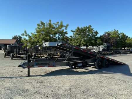 New 2027 Diamond C Trailers DET208L24X102 8.5FT X 24FT 18K GVW Tilt Trailer