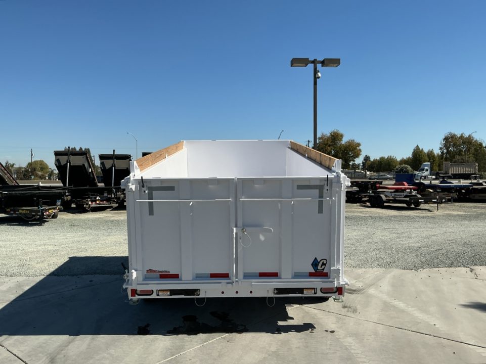 New 2027 Diamond C Trailers LPT207L14X82PS P4 7FT X 14FT 15.5K GVW Dump Trailer