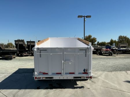 New 2027 Diamond C Trailers LPT207L14X82PS P4 7FT X 14FT 15.5K GVW Dump Trailer