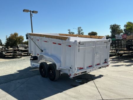New 2027 Diamond C Trailers LPT207L14X82PS P4 7FT X 14FT 15.5K GVW Dump Trailer