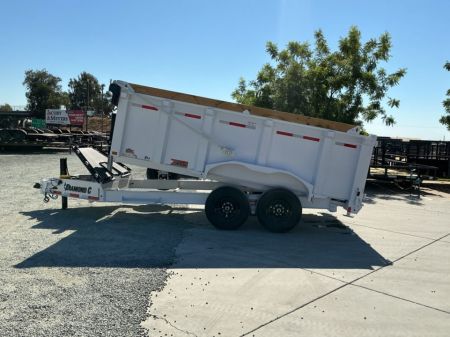 New 2027 Diamond C Trailers LPT207L14X82PS P4 7FT X 14FT 15.5K GVW Dump Trailer