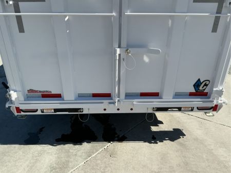 New 2027 Diamond C Trailers LPT207L14X82PS P4 7FT X 14FT 15.5K GVW Dump Trailer