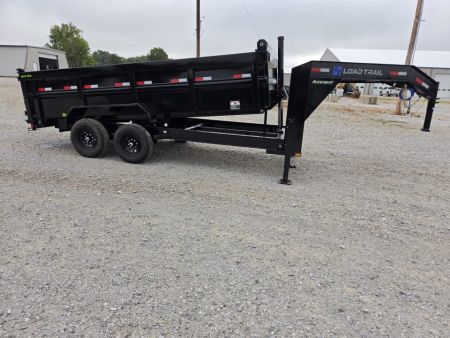 New 2027 Load Trail 83X16 TANDEM 14K GOOSENECK TELESCOPIC DUMP W/36  SIDES & 7 GAUGE FLOOR