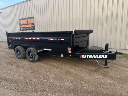 New 2027 PJ Trailers 16' DE Dump 10K's Dump Trailer