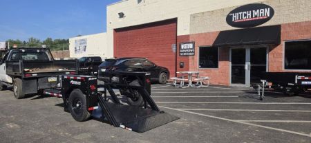 New 6'3  x 10' Air-Tow S10-55 Single Axle Drop Deck Utility 8.9k