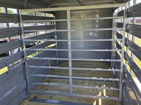 New 2026 Circle W 6X16 Bumperpull Stock Trailer