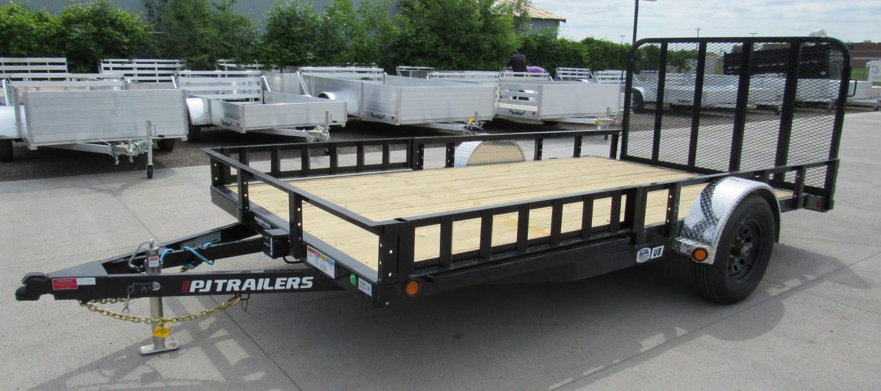 New 2027 PJ Trailers U8 83"x14ft Utility Trailer